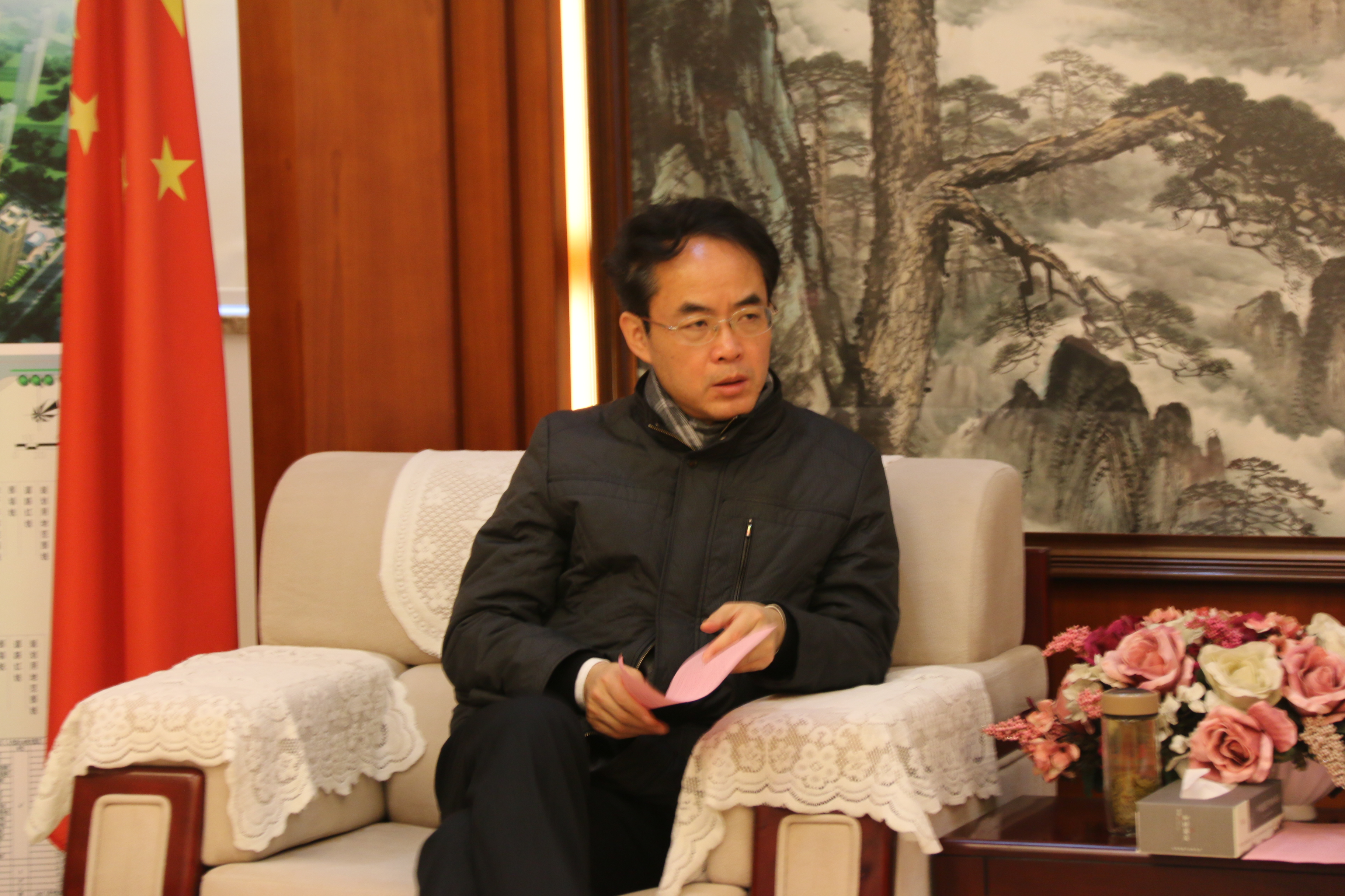 副市长张海虹一行莅临金皖公司调研指导工作(图2)